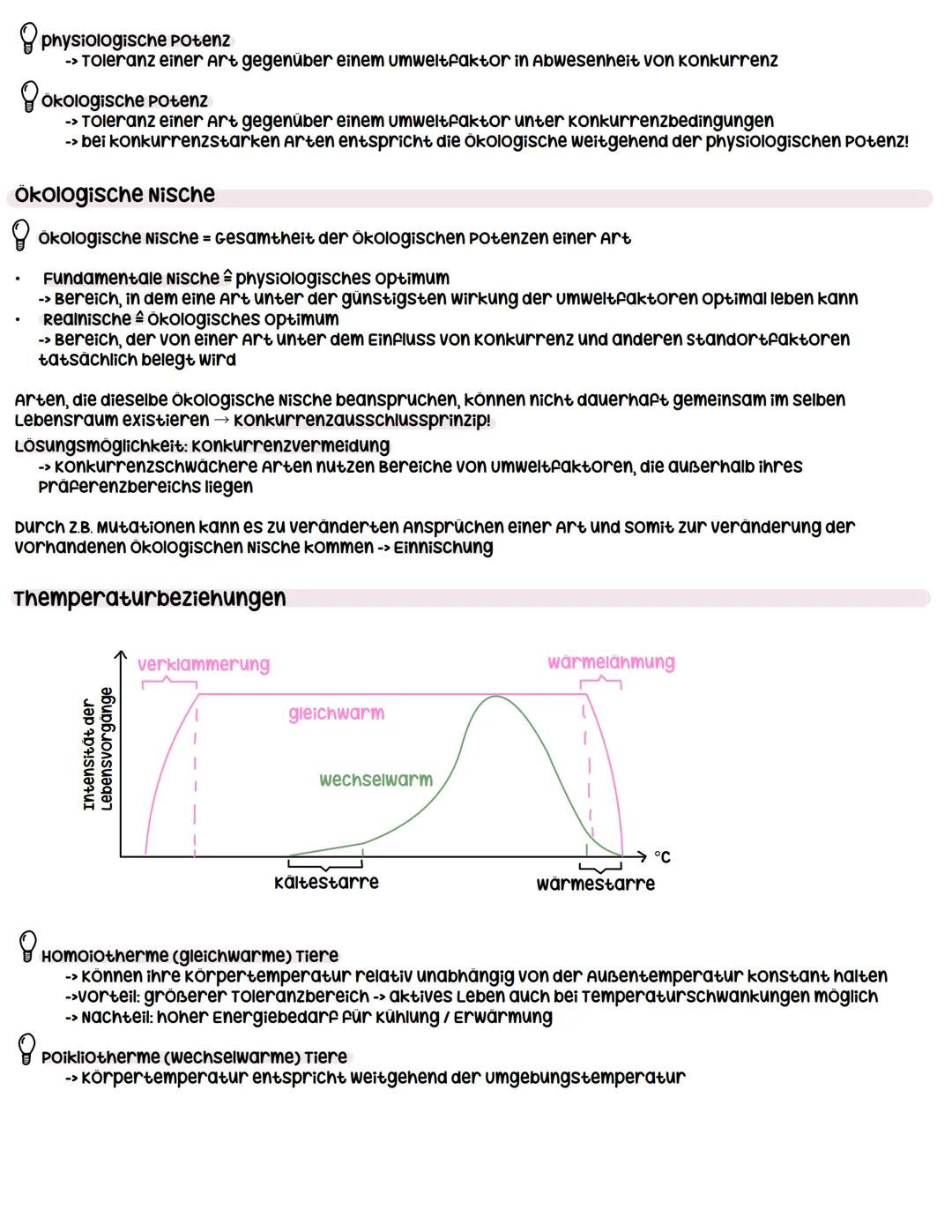 --- OCR Start ---
Ökologie
umweltfaktoren
8
8
Abiotische Umweltfaktoren
physikalische und chemische Faktoren der unbelebten umwelt
-> z. B.