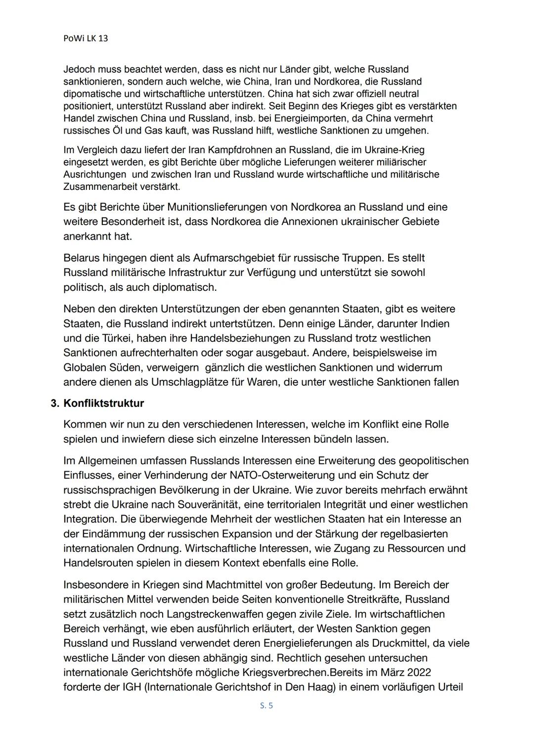 PoWi LK 13
# Russland-Ukraine-Angriffskrieg
(Internationale Konflikte strukturiert analysieren)
1. Konfliktinhalt
Im Folgenden werden wir