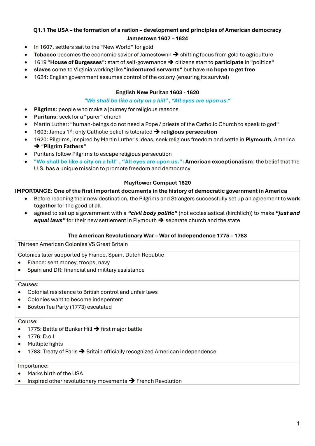 Englisch LK Lernzettel 2025 ABITUR