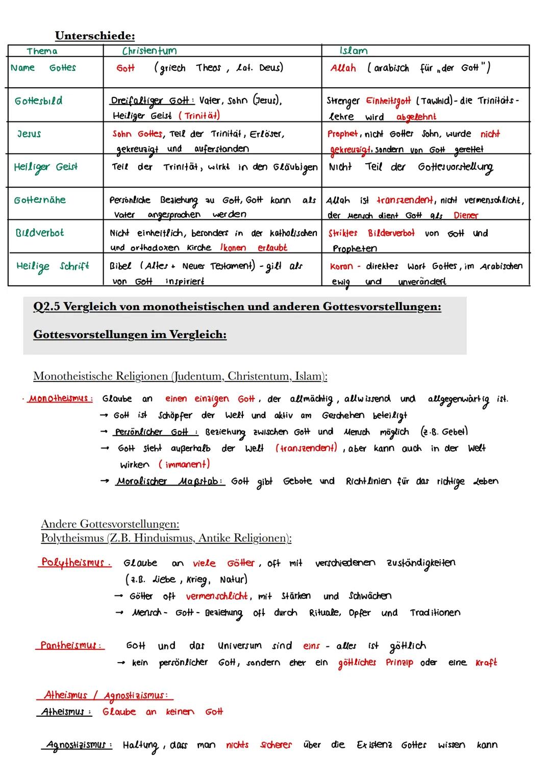 # Q2.1 Gottesvorstellungen in Bibel und Tradition. Wie ist Gott?
Unterschiedliche Gottesbilder in der Bibel:
Exoduserzählung.
(Ex. 3, 1-15)