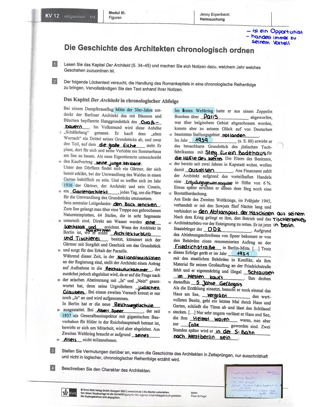 # Der Architeckt
Chronologische Abfolge
1. Weltkrieg
1936
2. Weltkrieg
1937
1939
1951
kauft 1/3 des
Grundstücks
vom
Großbauern
(plan