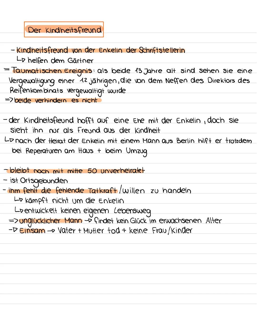--- OCR Start ---
Die Unterpachter
-segelbegeistertes Ehepaar pachten Werkstatt von Schriftstellerin
- der Mann (Unterpachter) war Jurastude