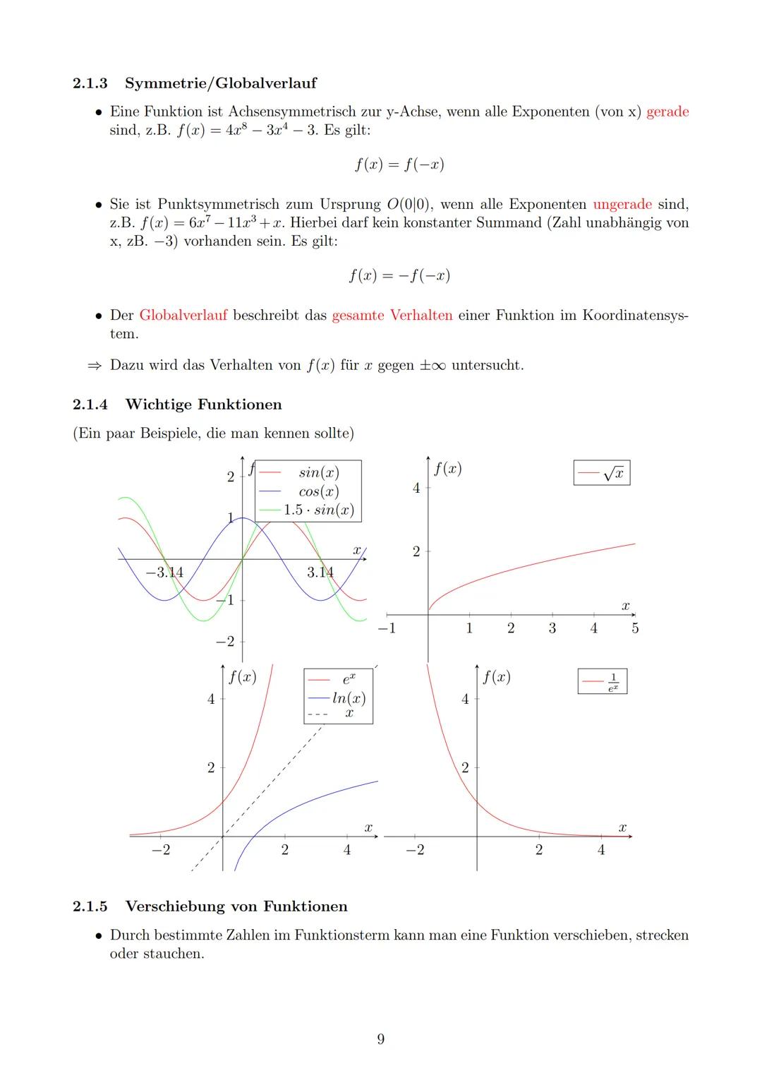 Mathe
Abiturzusammenfassung
Anmerkung: Das sieht jetzt etwas viel aus, aber hier findest du in Form eines Nachschlage-
werks nahezu alles,