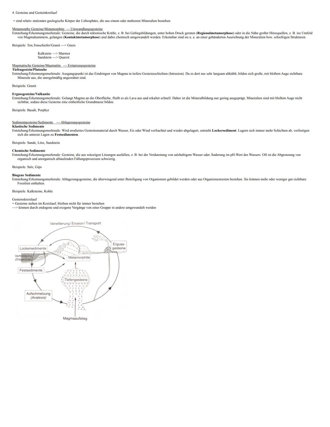 Geodynamische Prozesse
1. Aufbau des Erdkörpers
1.1 Zusammensetzung der Schalen
Schalenbau der Erde: Erdkörper weist schalenförmige Struktur