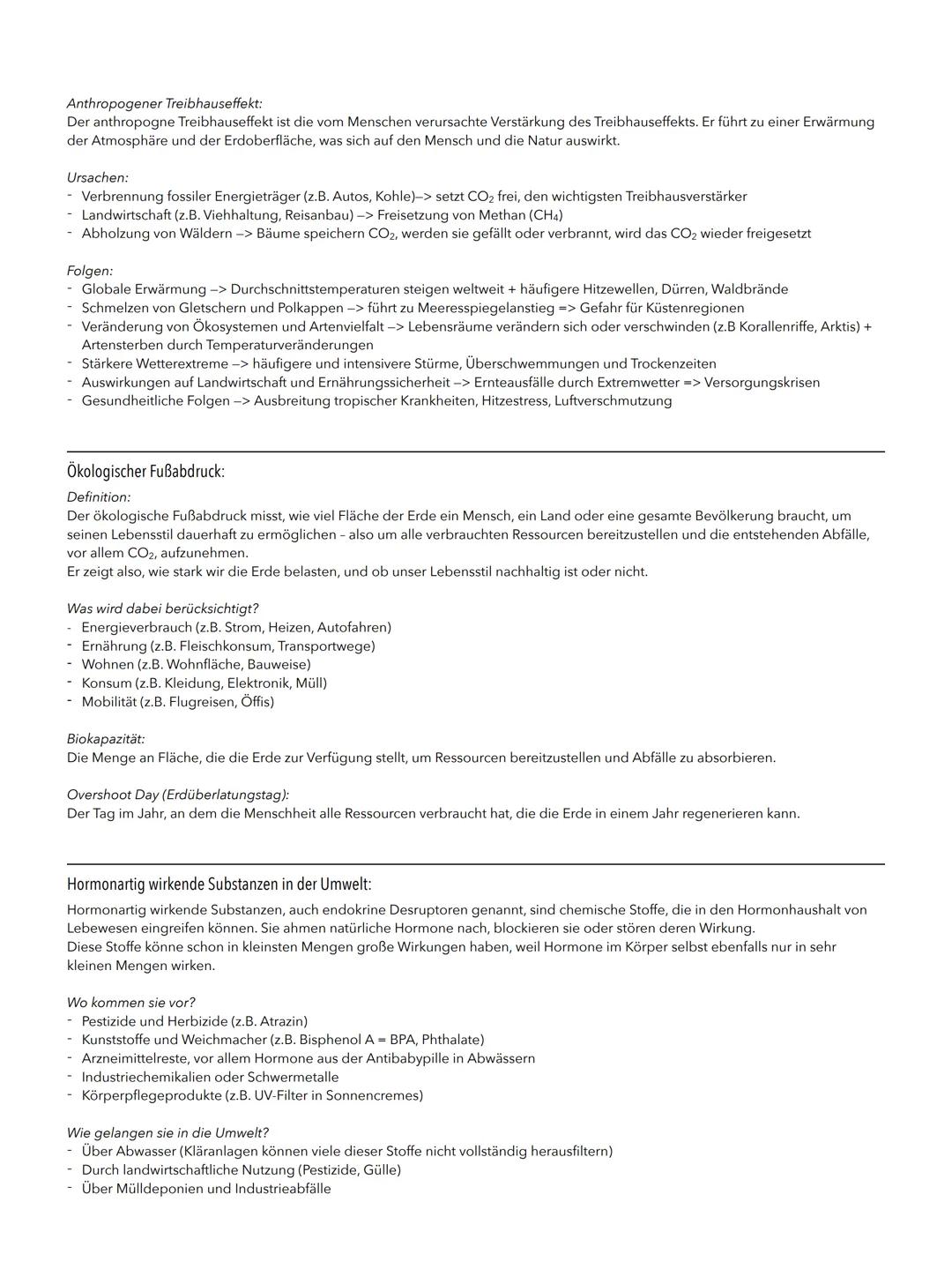 --- OCR Start ---
Okologie
Biotische und abiotische Faktoren:
Biotische Faktoren (Faktoren aus der belebten Natur):
- Räuber-Beute/Fressfein