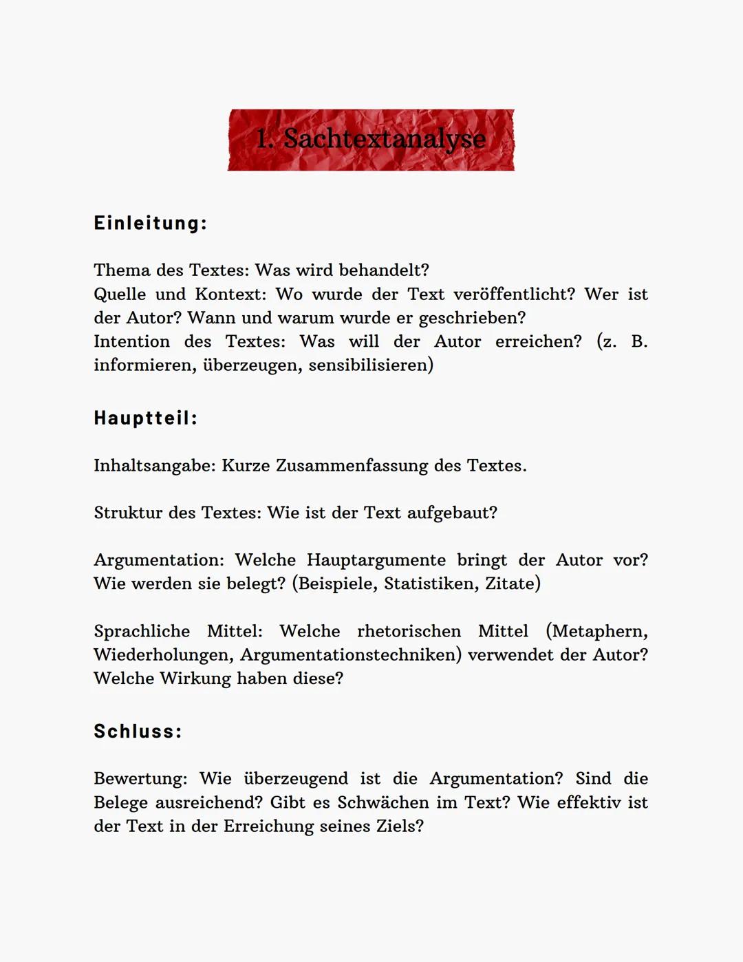 # DEUTSCH
# ABITUR
Lernzettel für das Deutsch Abitur im
Grundkurs, Nordrhein-Westfalen Generelles Übersicht über die wichtigsten rhetorisch