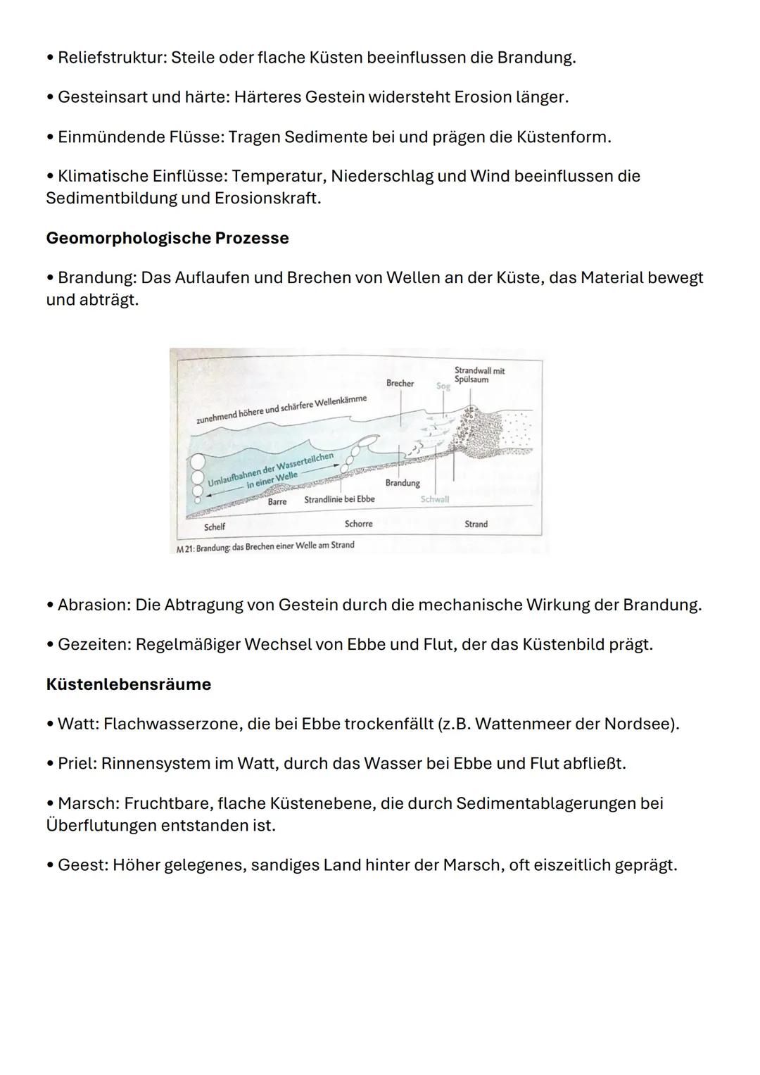 --- OCR Start ---
Geo Abi 2025
RELIEFSPHÄRE
Physikalische Verwitterung
→ Mechanische Zerkleinerung des Gesteins ohne chemische Veränderung d