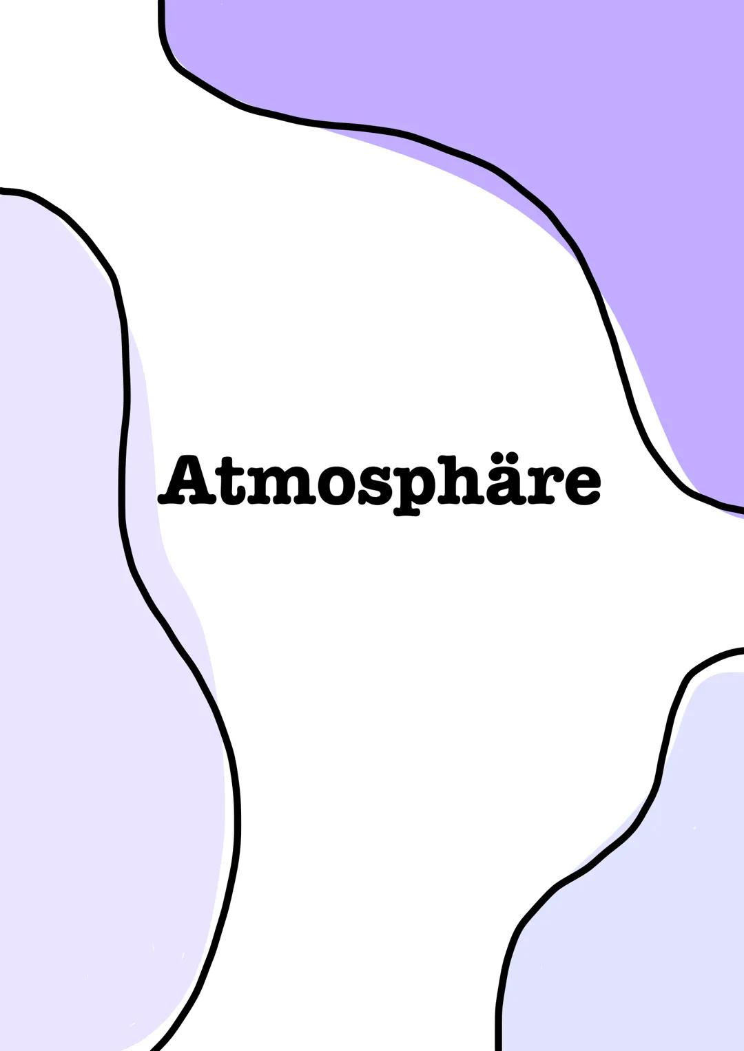 Atmosphäre - Geo Abi 2025