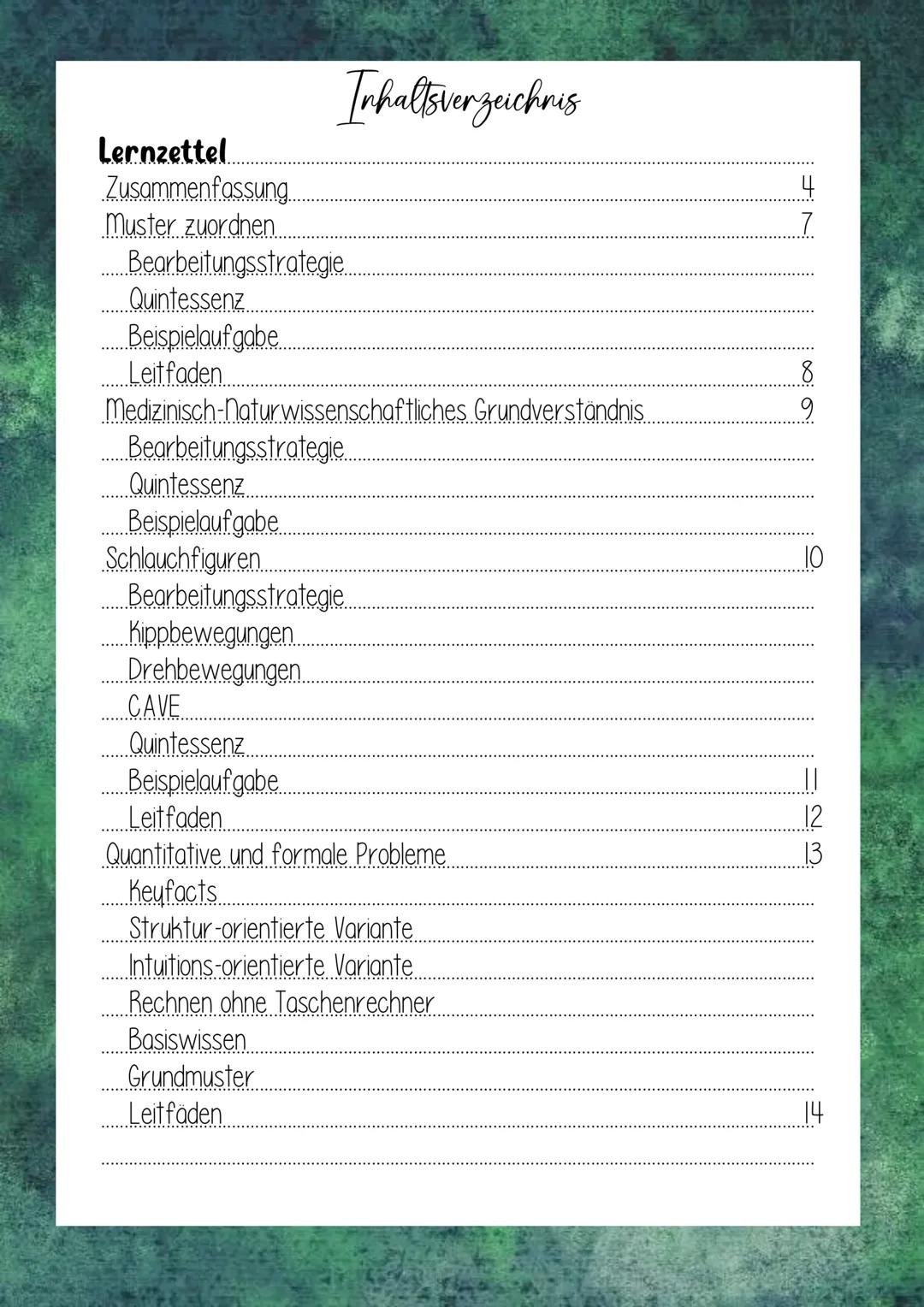 # TMS
Test für medizinische Studiengänge
Tara Franke
Mai 2025 --- OCR Start ---
Lernzettel
Zusammenfassung..
4
Muster zuordnen
7
Bearbeitu