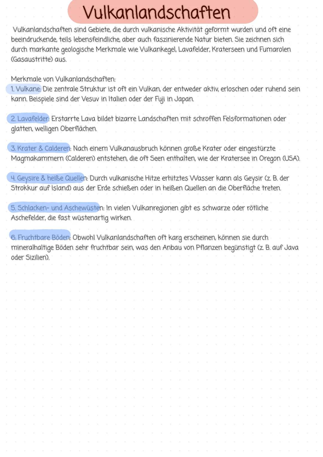 # Vulkanismus
Vulkanismus ist der Prozess, bei dem Magma aus
dem Erdinneren an die Oberfläche gelangt. Dabei
entstehen Vulkane, die Lava un