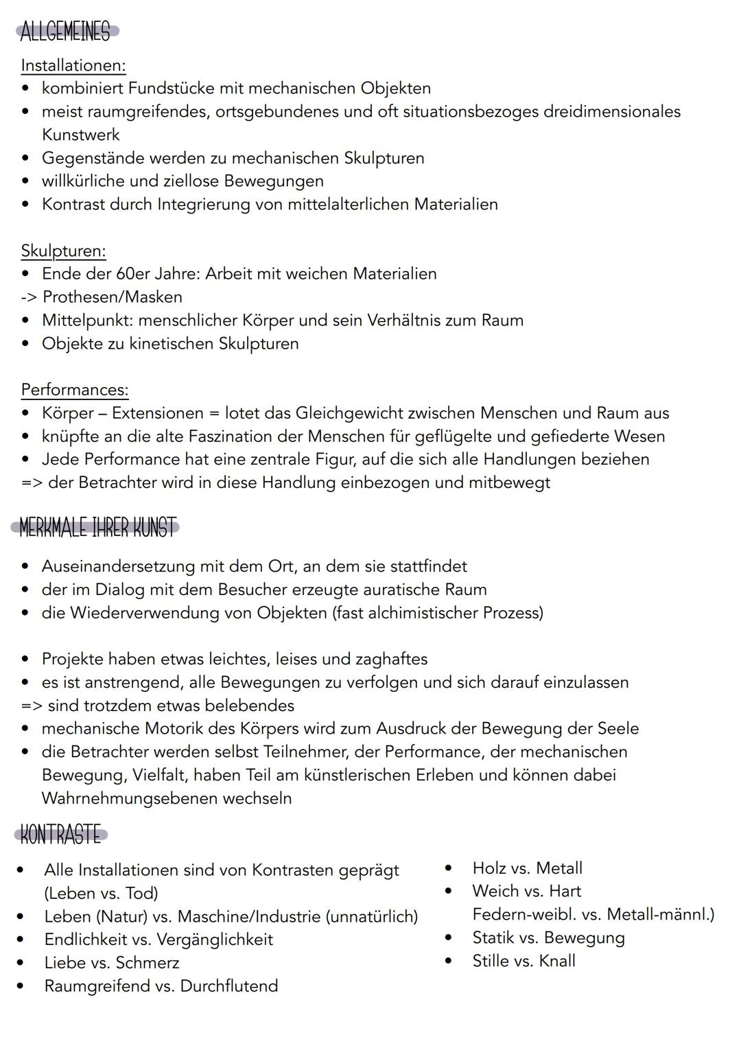 --- OCR Start ---
REBECCA HORN
BIOGRAFIE
- Geboren am 24. März 1944 in Michelstadt, Deutschland
Kindheit und Jugend:
- Wächst in der Nachkri