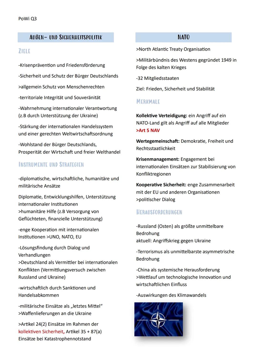 --- OCR Start ---
PoWi Q3
Politik und Wirtschaft Lernzettel
Q3.1 Internationale Konflikte und
Konfliktbearbeitung
KRIEG
KRIEGSKONSTELLATIONE