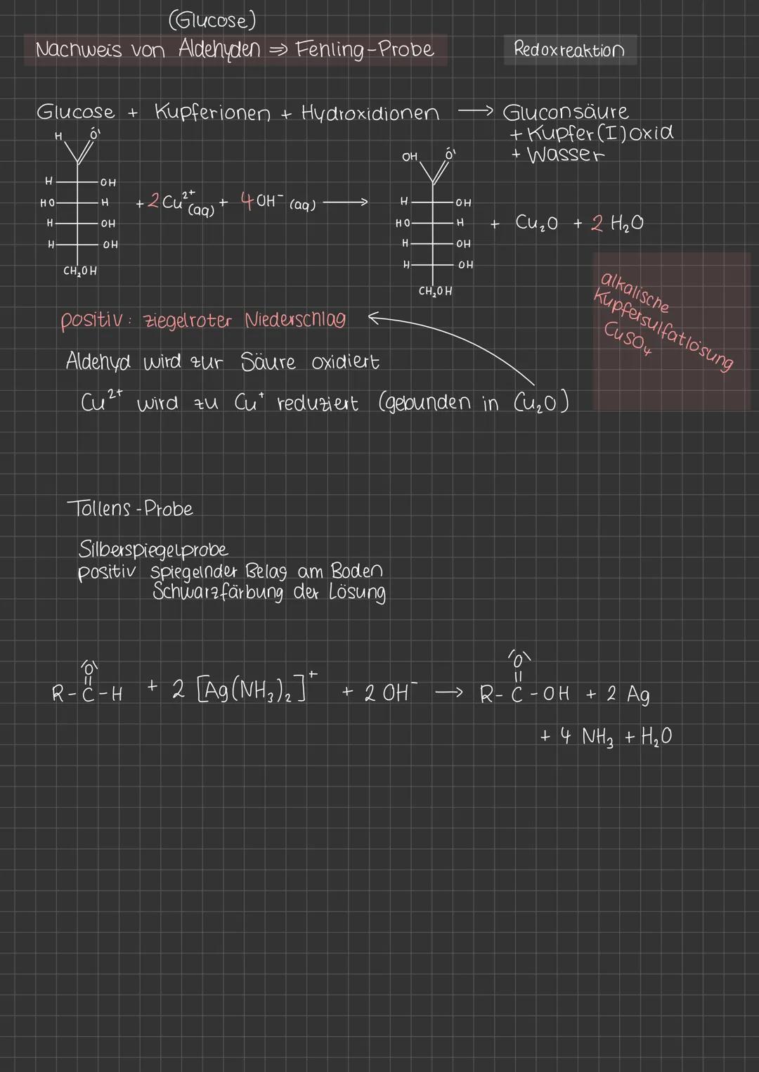 Lernblatt Kohlenhydrate
1:1 Kohlenstoff, Wasser
Definition: Alle Stoffe, die formal die Summenformel $C_n(H_2O)_n$ haben,
werden als Kohle