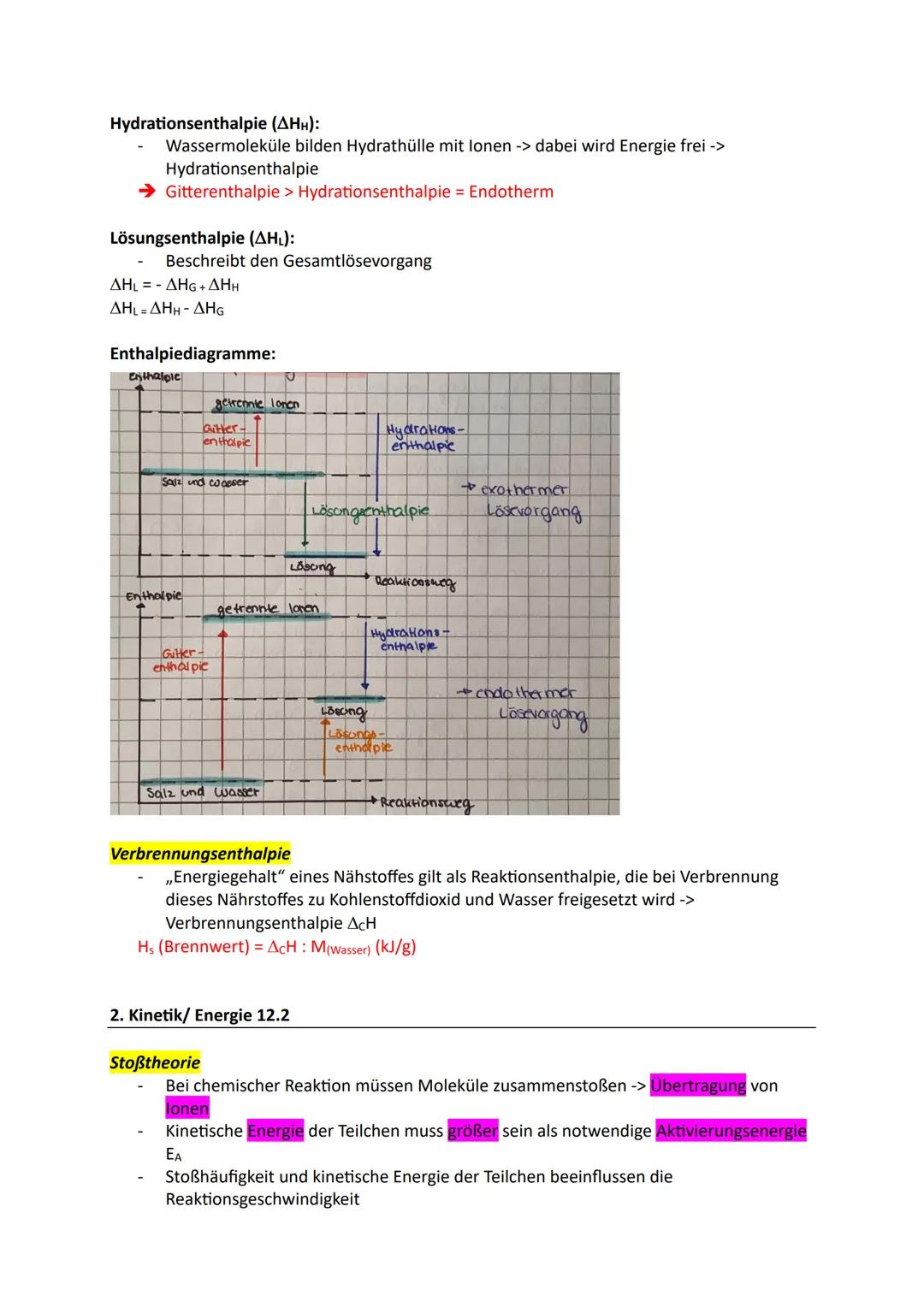 Abitur Chemie 2025 - Niedersachsen
1. Kinetik/ Energie 12.1
Energieformen und Energiewandlungen
-> Energieerhaltungssatz:
- Energie kann wed