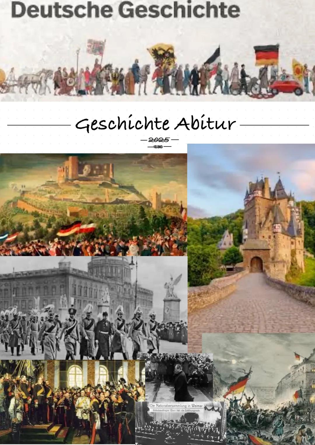 Geschichte Abitur 2025 Dt.Dt. Geschichte