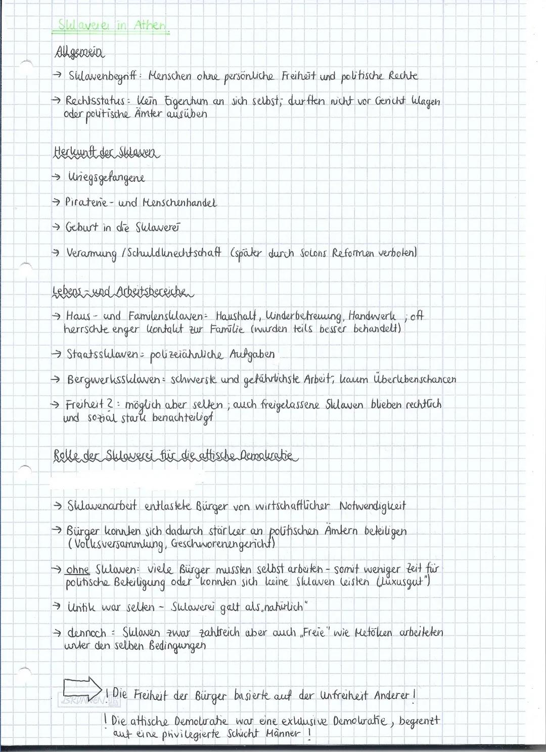 # Antike: Grechenland & Rom
Die Polis Athen (ca. 800-300v (hr)
→ Stadtstaat mit eigener politischer Ordnung
→ Gesamtbevölkerung: ca. 200.