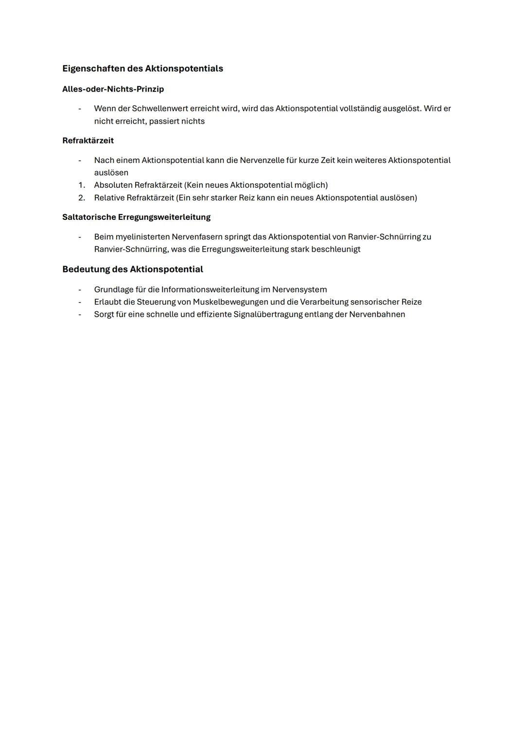 --- OCR Start ---
Abitur Biologie NRW 2025 Neurobiologie
Bau des Neurons
Ein Neuron (Nervenzelle) ist die Grundeinheit des Nervensystems und