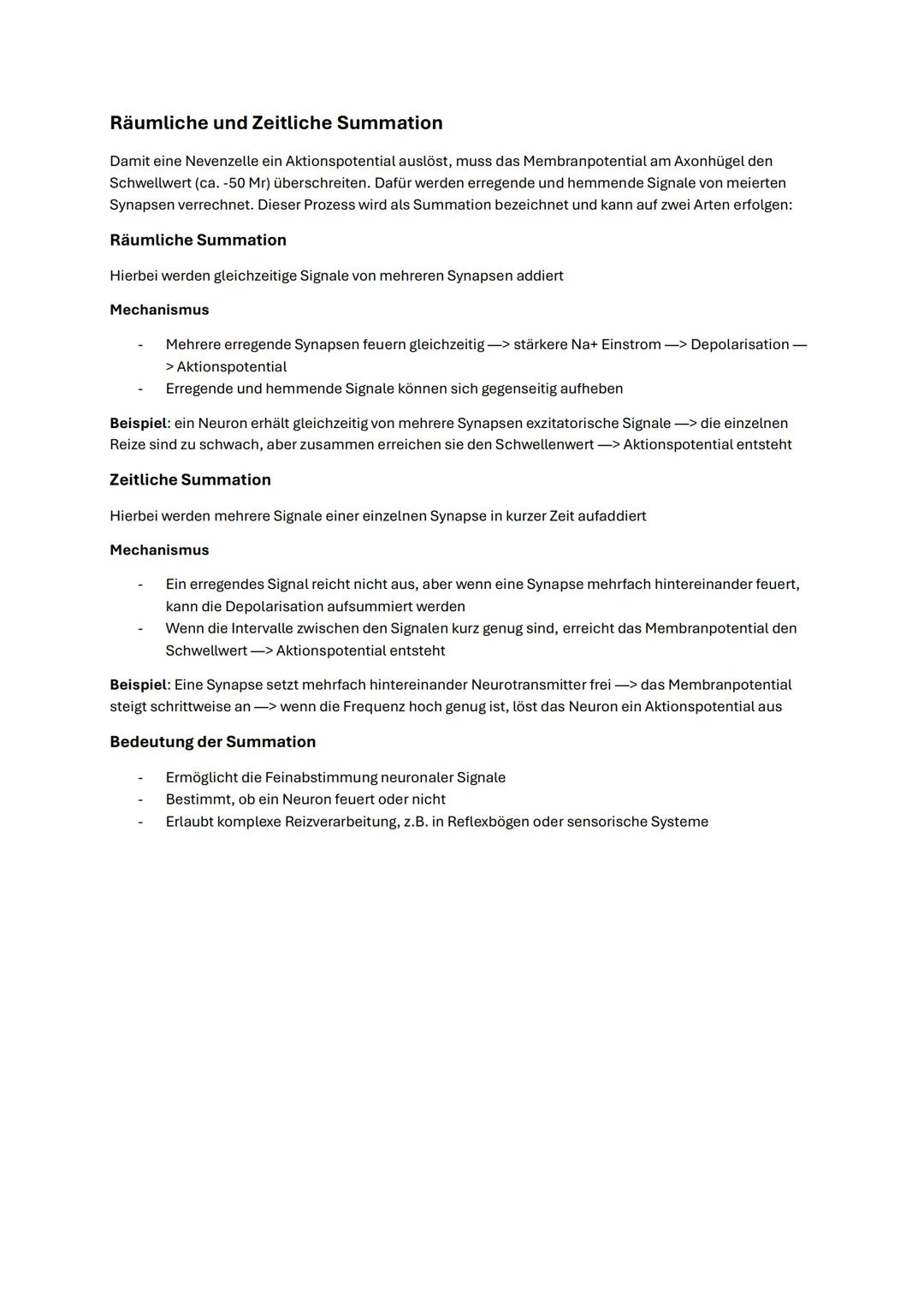 --- OCR Start ---
Abitur Biologie NRW 2025 Neurobiologie
Bau des Neurons
Ein Neuron (Nervenzelle) ist die Grundeinheit des Nervensystems und