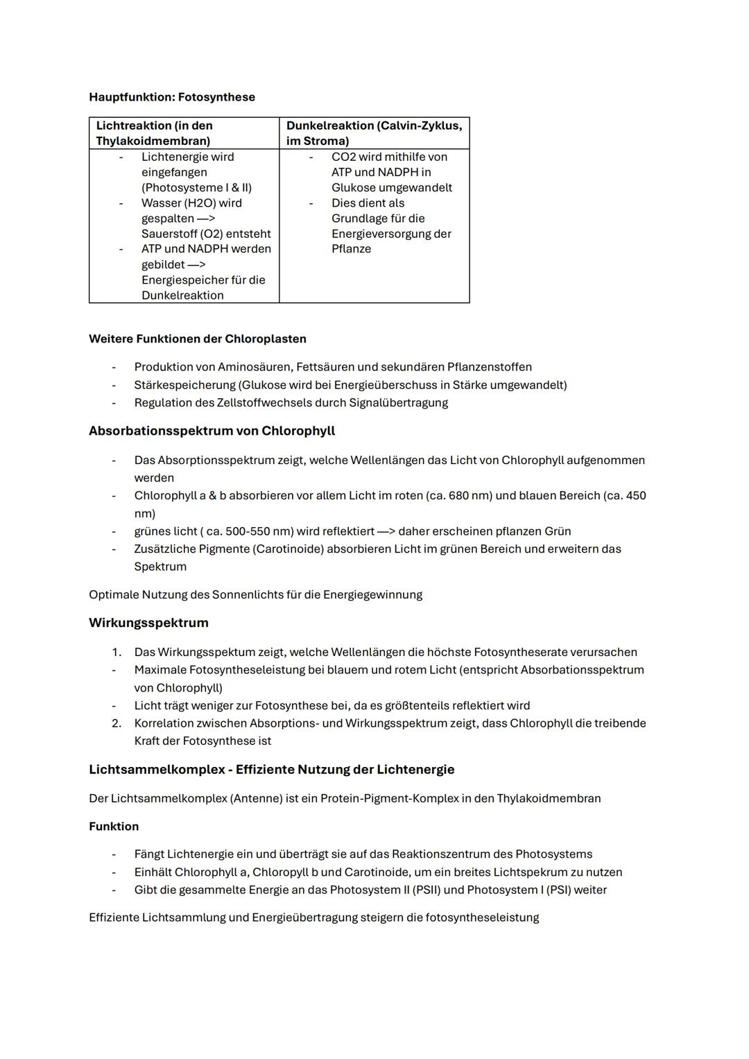 # Abitur Biologie NRW 2025 Fotosynthese
Funktionale Angepasstheit der Fotosynthese
# Blattaufbau
Das Blatt ist das wichtigste Organ der F