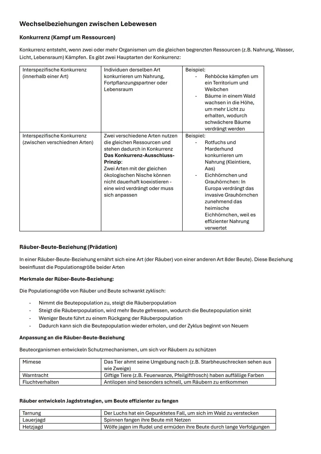 Biologie Abitur 2025 Ökologie
Biotop und Biozönose: biotische und abiotische Faktoren
Abiotische Umweltfaktoren (nicht-lebende Faktoren)
Abi