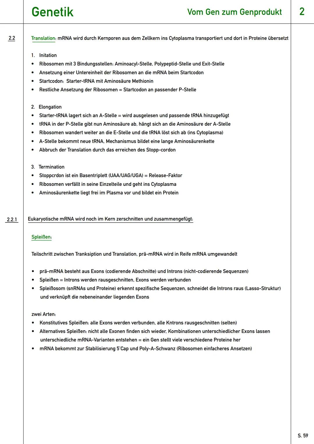 # Genetik
Qualifikationsphase (Q2) # Genetik
Wiederholung
0 Wiederholung - Grundlagen der Genetik:
* Gen: Abschnitt der DNA, der für e