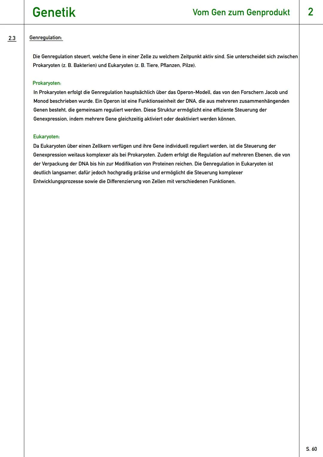 # Genetik
Qualifikationsphase (Q2) # Genetik
Wiederholung
0 Wiederholung - Grundlagen der Genetik:
* Gen: Abschnitt der DNA, der für e