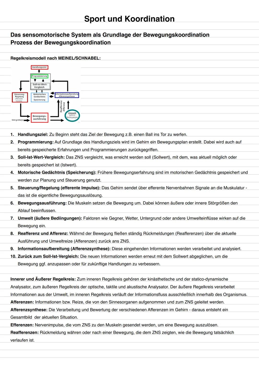 # Sport und Koordination
Inhaltliche Schwerpunkte:
Begriffsbestimmung:
* Definition der Bewegungskoordination
* Bedeutung der Bewegun