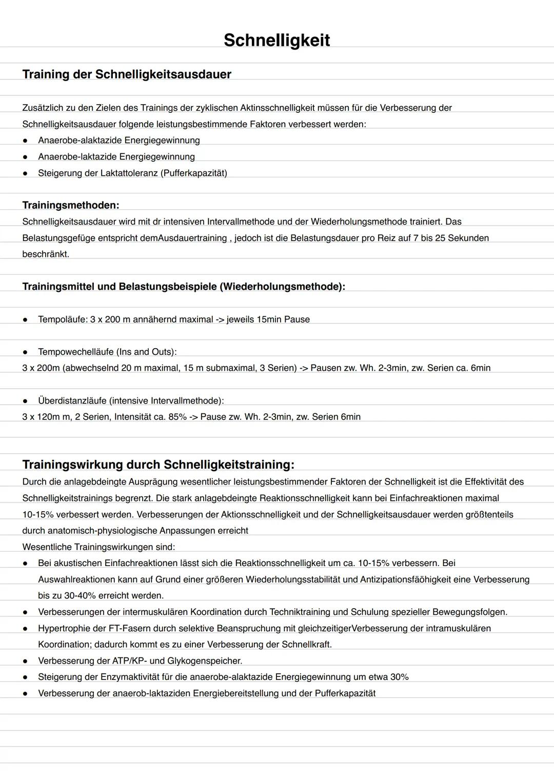 # Schnelligkeit
Inhaltliche Schwerpunkte:
Begriffsbestimmung:
* Definition
* Bedeutung der Schnelligkeit im Sport
Biologische Grundla