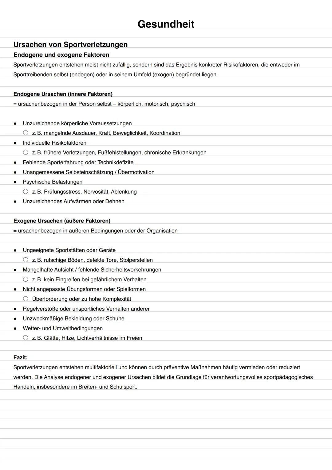# Möglichkeiten und Grenzen des Sports zur Förderung der
Gesundheit
Gesundheitsbegriff/Definition der WHO
Einflussmöglichkeiten auf das ps