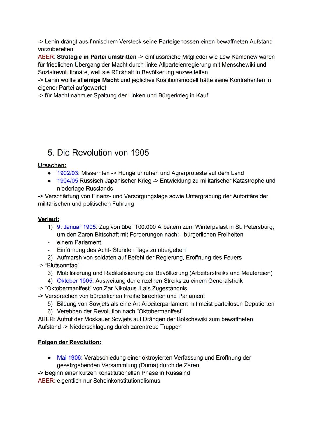 Russland Revolutionen
Russland Revolutionen
1. Krisen und Revolution
1) Merkmale von Krisen:
2) Ursachen von Krisen:
3) Merkmale von Revolut