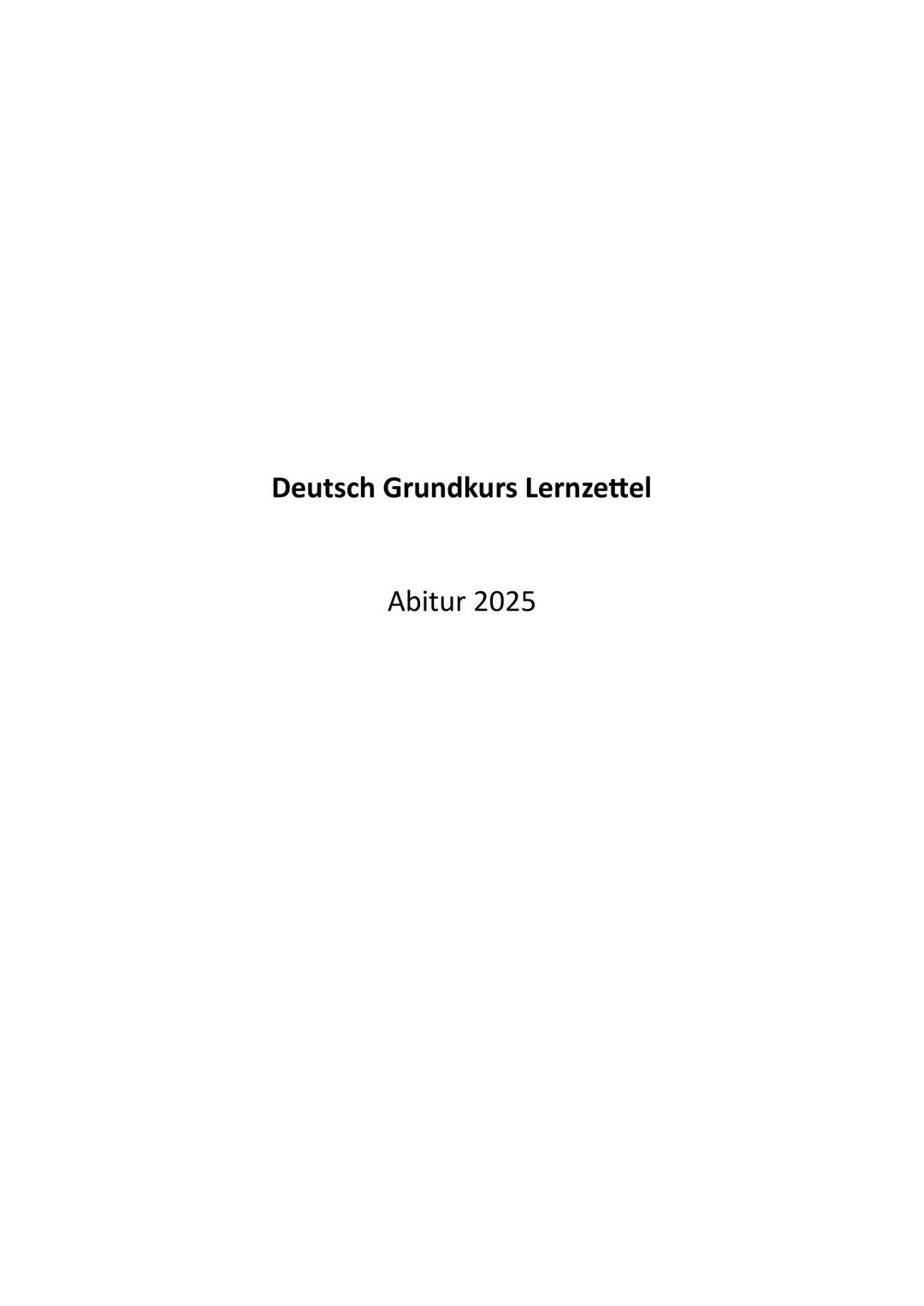 Deutsch Grundkurs Lernzettel
Abitur 2025 --- OCR Start ---
Inhaltsverzeichnis
1.
Theorien zum Spracherwerb
1
B.F. Skinner - Behavioristisch