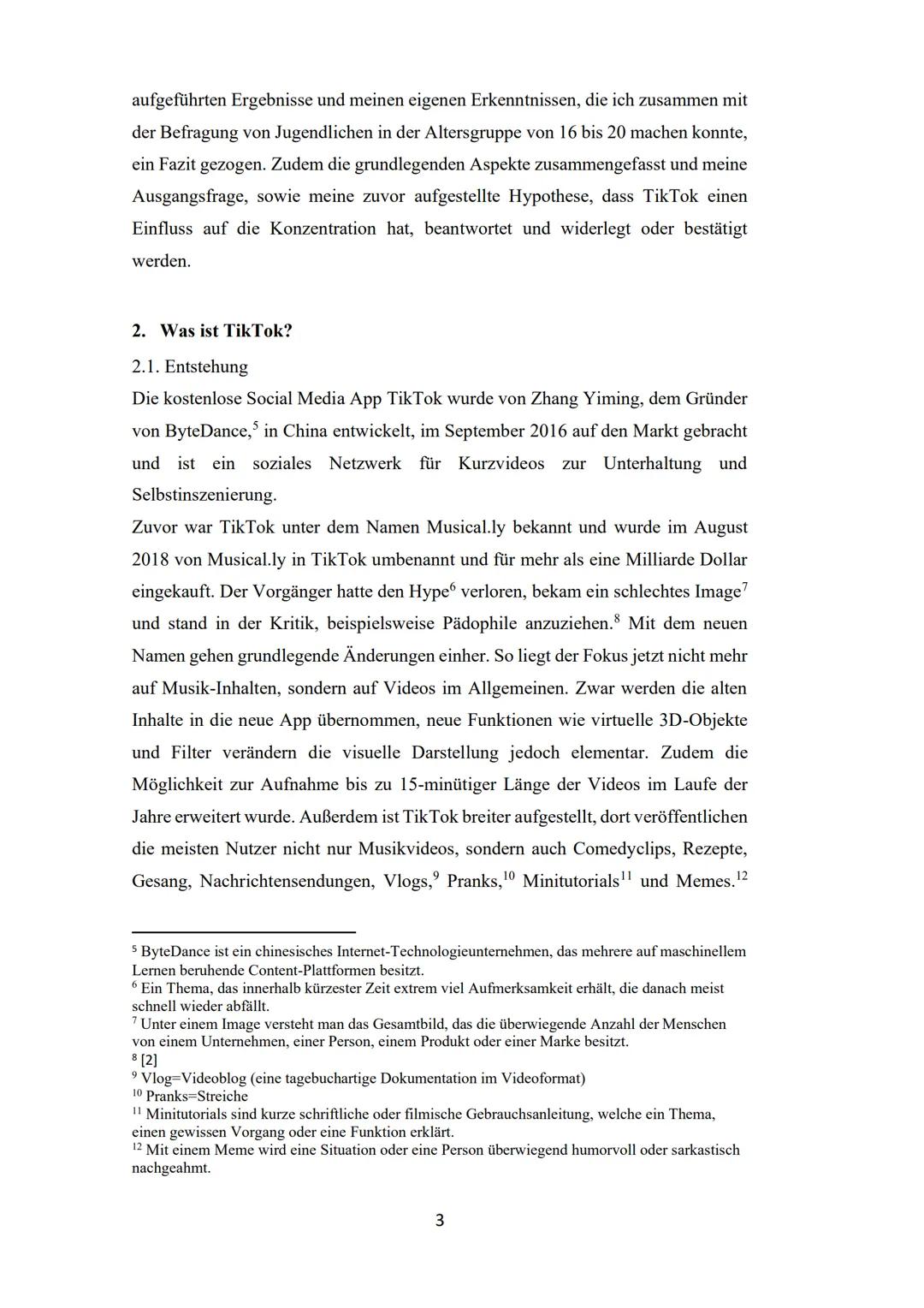 --- OCR Start ---
Facharbeit
Thema der Facharbeit:
Schule
Die Beeinflussung von täglichem Tiktok-Konsum auf die
Konzetrationsfähigkeit.
Vorg