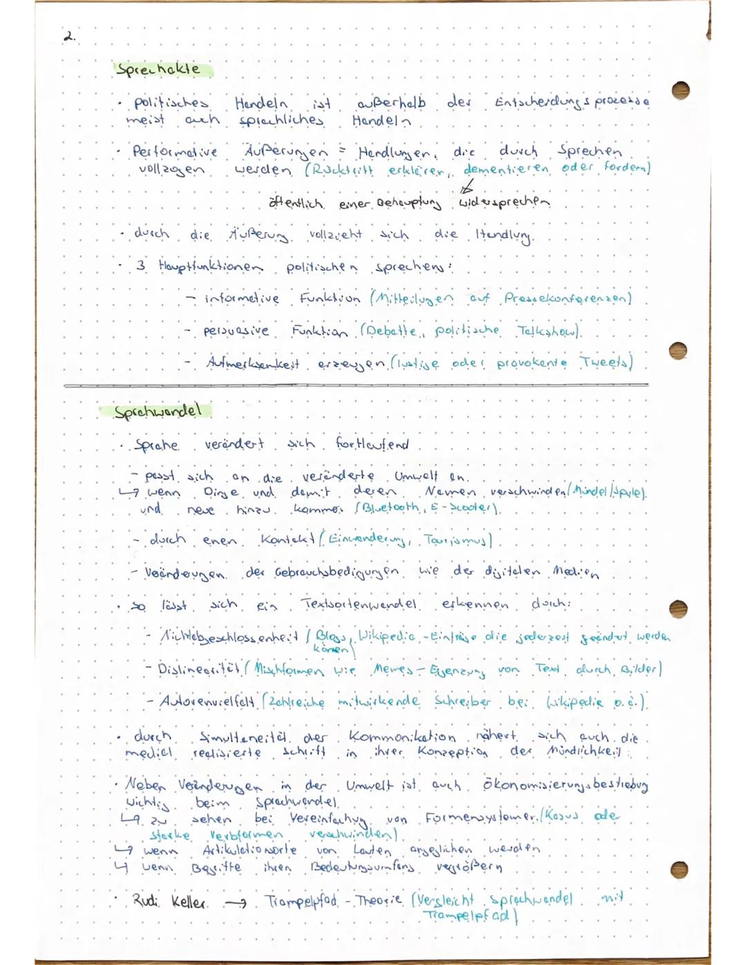 Λ.
Deutsch - Sprache in politisch - gesellschaftlichen Verwendungszusemmenhängen
Funktiowweise von Spreche:
* Kommunikationsmittel (verb
