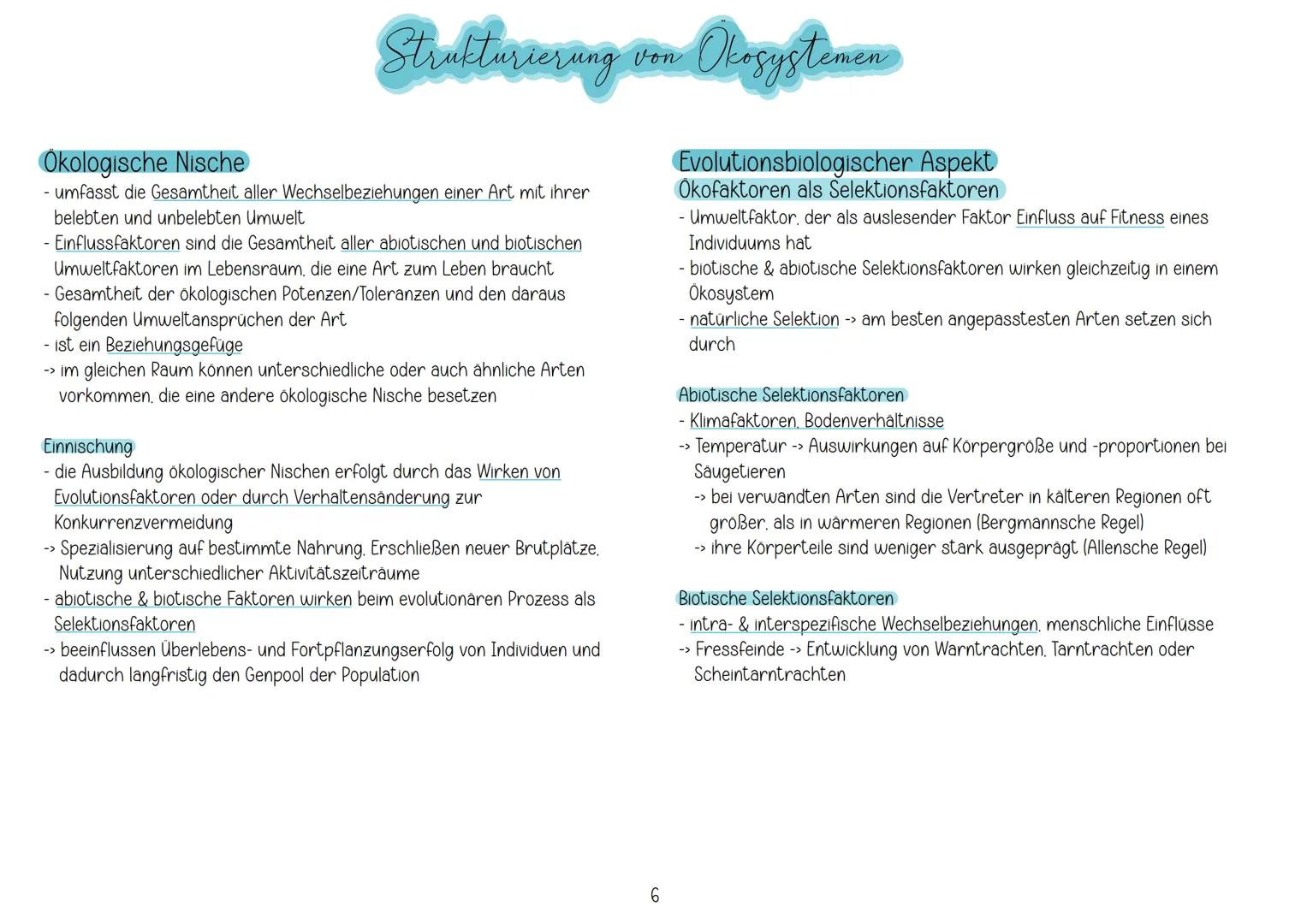 # Inhaltsverzeichnis
Q2
Inhalt | Seite
---|---
Q2 Ökologische und stoffwechselphysiologische
Zusammenhänge
Q2.1 Strukturierung von Ökosys