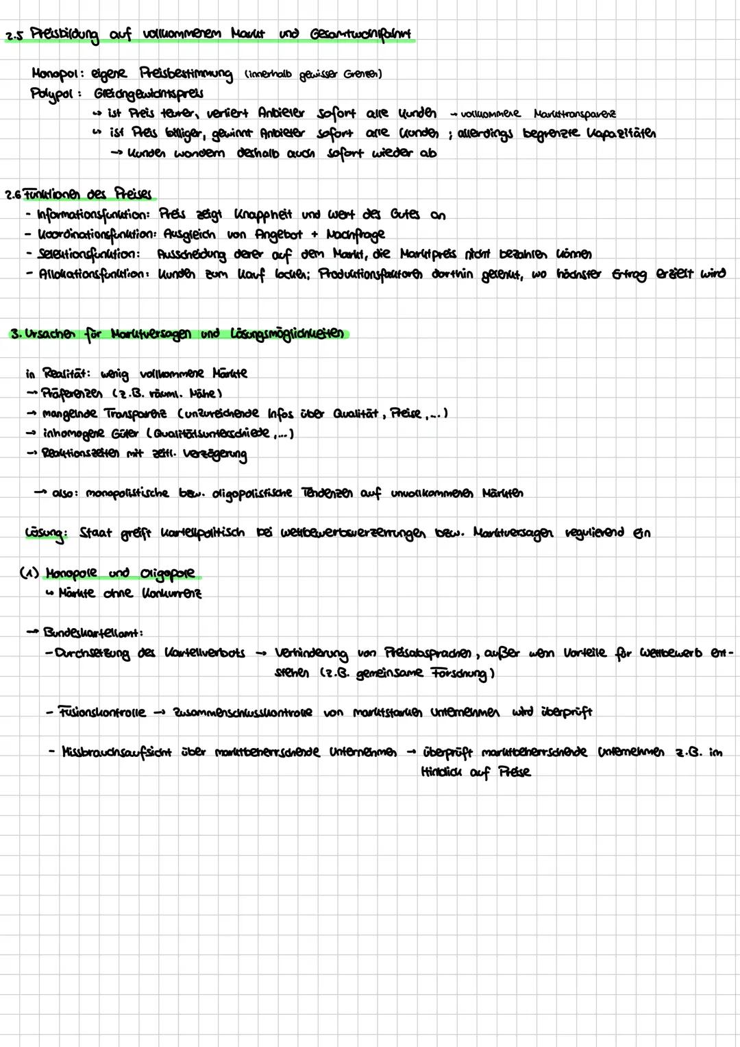 Wirtschaft Abitur Lemzettel
(1) Grundlagen der Ökonomie
1. Olkon. Verinatten
- Präferenzen
Anreize + Restriktionen (Einschränkunger)
Rationa