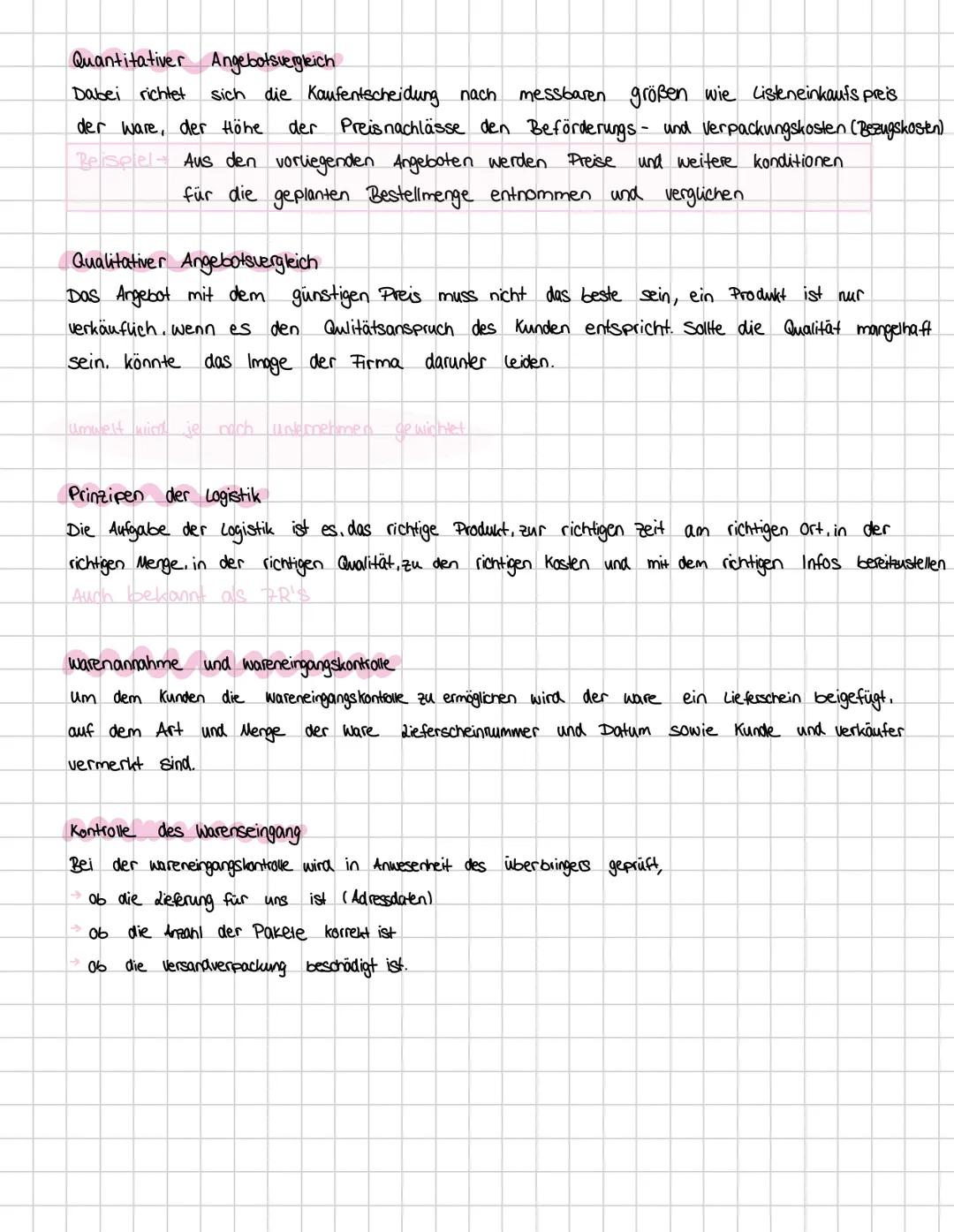 # TF 12.2 Beschaffung & Lagerung
Ziel der Beschaffung ziel der Beschaffung ist es allgemein, die im Unternehmen
benötigten Materialien bzw.