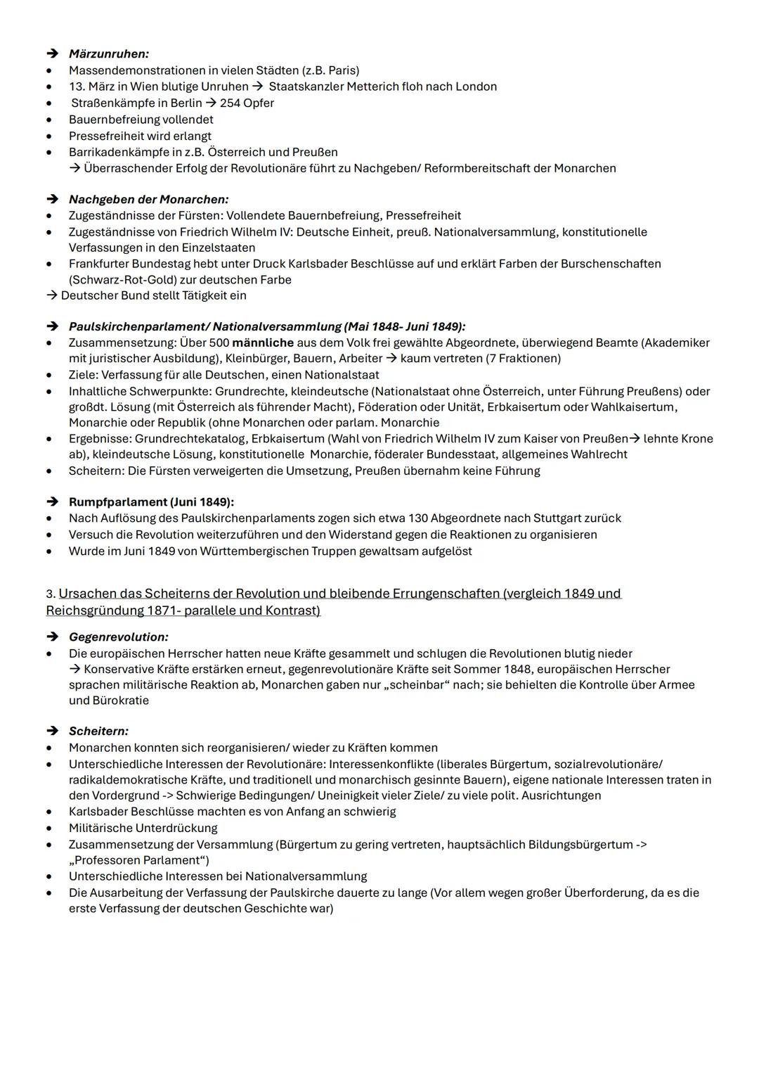--- OCR Start ---
Geschichts-LK Abitur Vorbereitung
Q1
Q1.1 Die deutsche Revolution von 1848/49- Marksteinb auf dem Weg zu Parlamentarismus,
