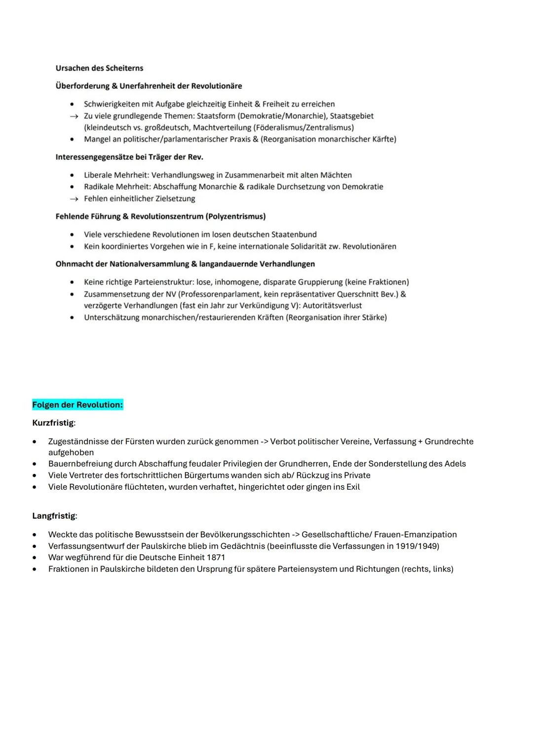 --- OCR Start ---
Geschichts-LK Abitur Vorbereitung
Q1
Q1.1 Die deutsche Revolution von 1848/49- Marksteinb auf dem Weg zu Parlamentarismus,