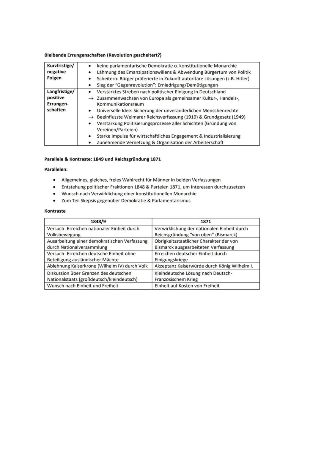 --- OCR Start ---
Geschichts-LK Abitur Vorbereitung
Q1
Q1.1 Die deutsche Revolution von 1848/49- Marksteinb auf dem Weg zu Parlamentarismus,