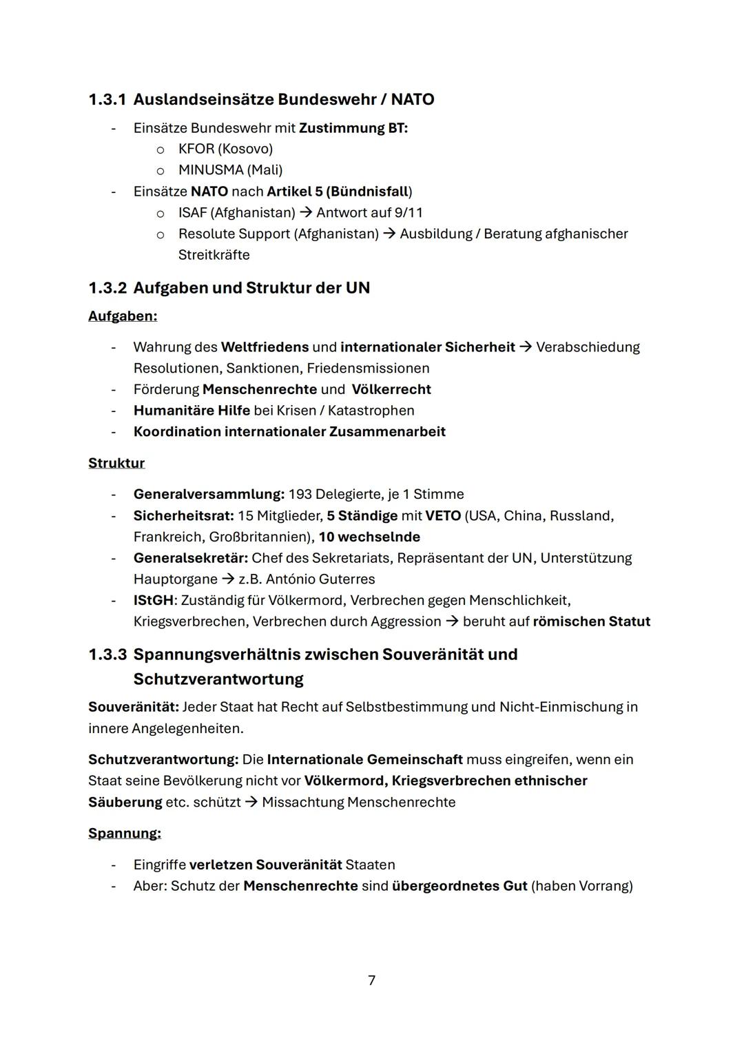 --- OCR Start ---
Zusammenfassung GRW
Inhaltsverzeichnis
1. Internationale Politik in der globalisierten Welt. 3
1.1 Anwenden Theorien inte