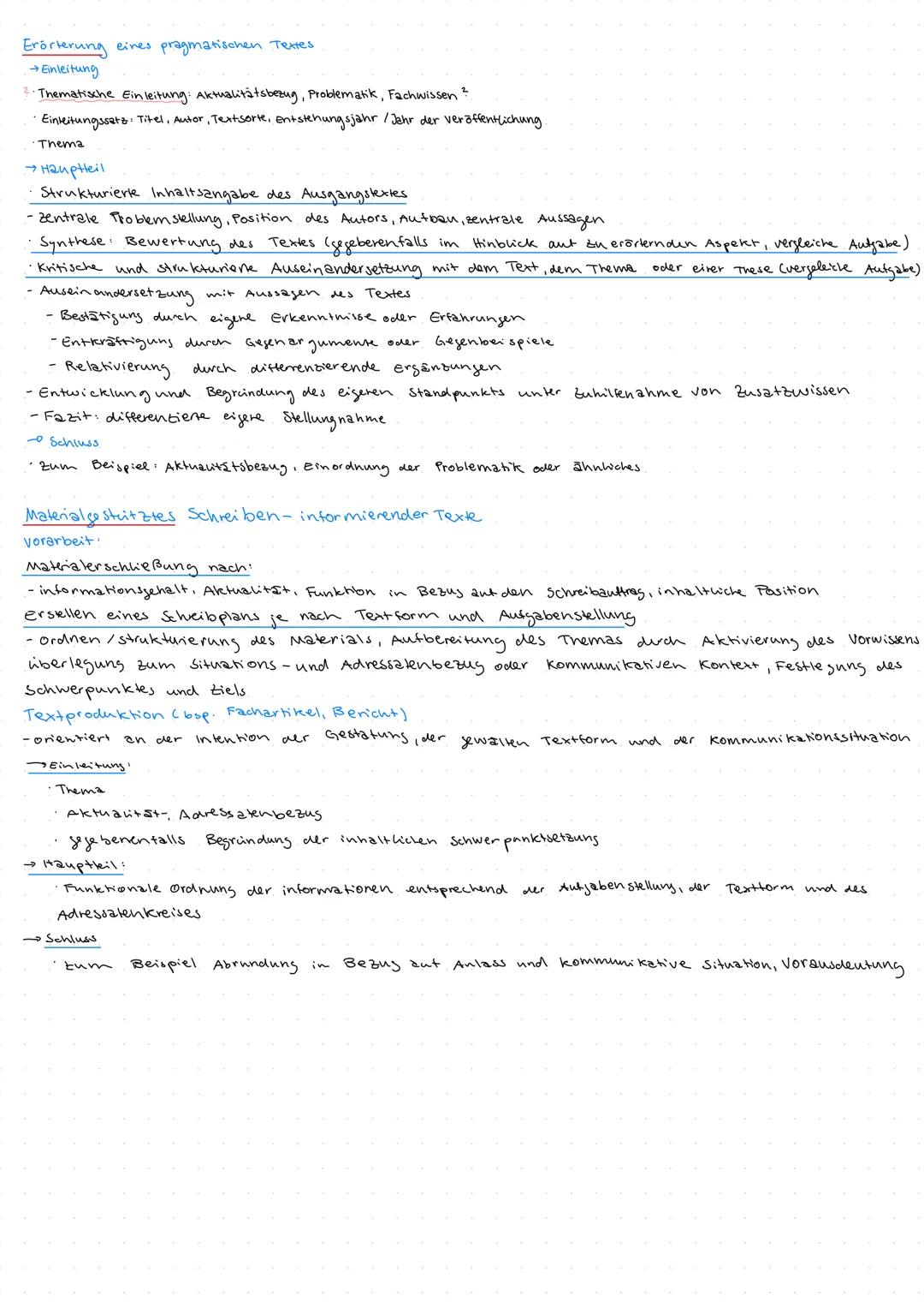 --- OCR Start ---
Abitur Deutsch
Aufgabenarten.
Interpretation eines literarischen Textes 1-2/8
→Analyse eines pragmatischen Textes 3
→Erört