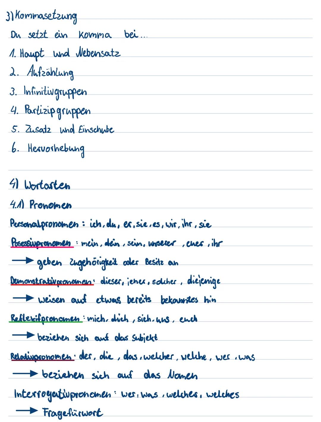 Deutsch MSA
1) Aktiv und Passiv
Wer tut was? beantwortet man mit Aktiv
Was wird getan? beantwortet man mit Passiv
Aktiv Der Lehrer benot