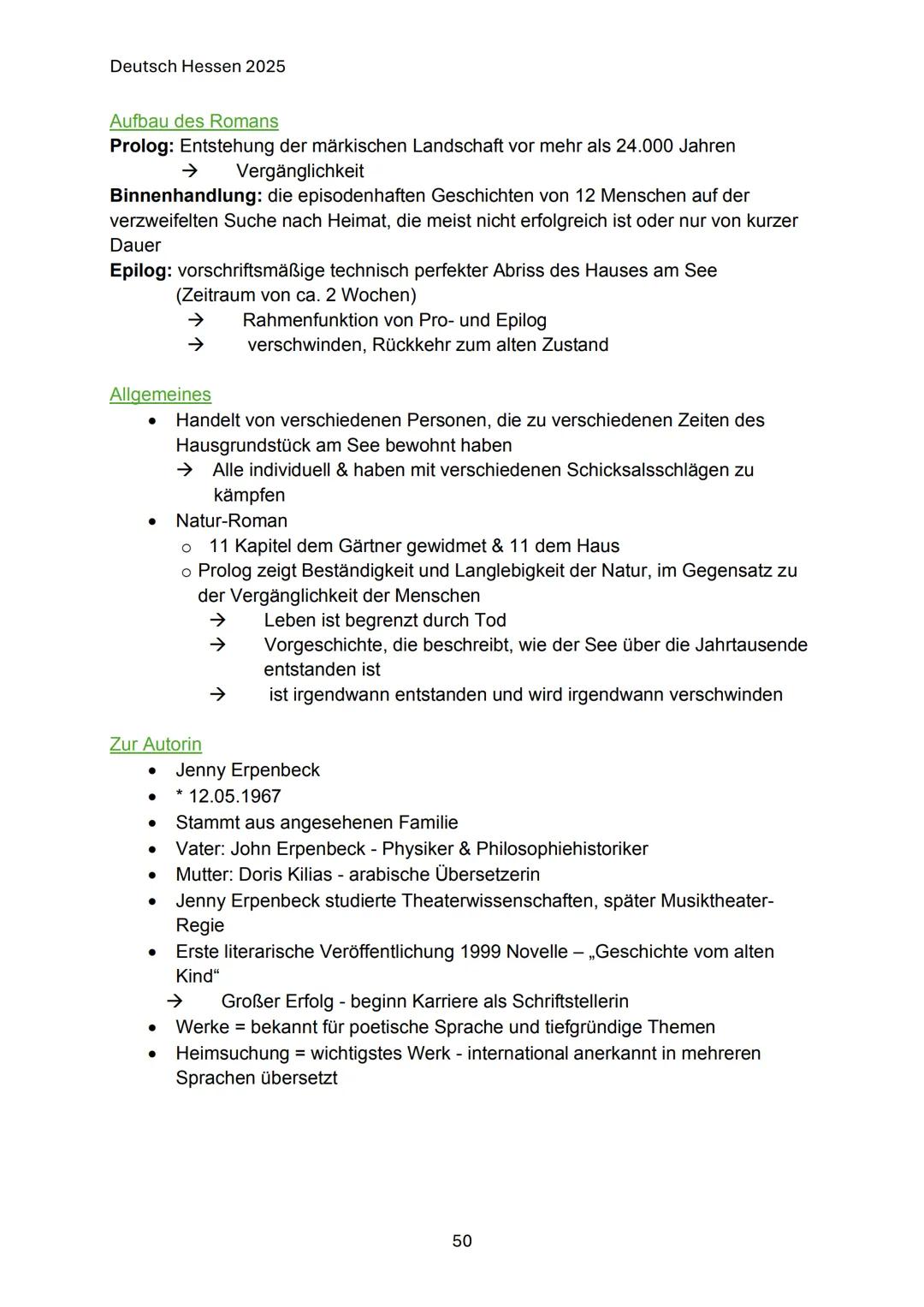 --- OCR Start ---
Deutsch Hessen 2025
Q2.3: Schriftsteller im Widerstand
Heimsuchung
• Veröffentlichung: 2008
• Autor: Jenny Erpenbeck
Gattu