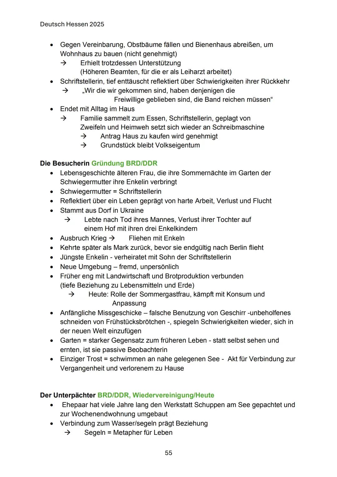 --- OCR Start ---
Deutsch Hessen 2025
Q2.3: Schriftsteller im Widerstand
Heimsuchung
• Veröffentlichung: 2008
• Autor: Jenny Erpenbeck
Gattu