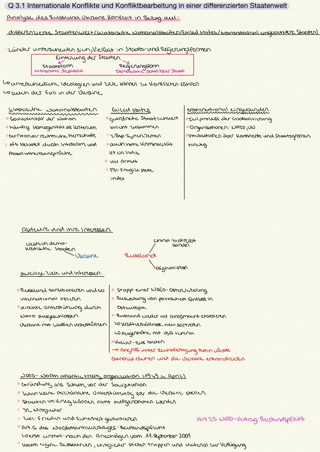 Q3 Q3.1 # Staatsfunktion
Funktionen eines modernen Staates nach
Ulrich Schuckner
1. Sicherheitsfunktion: Existenz eines
staatlichen Gewaltm