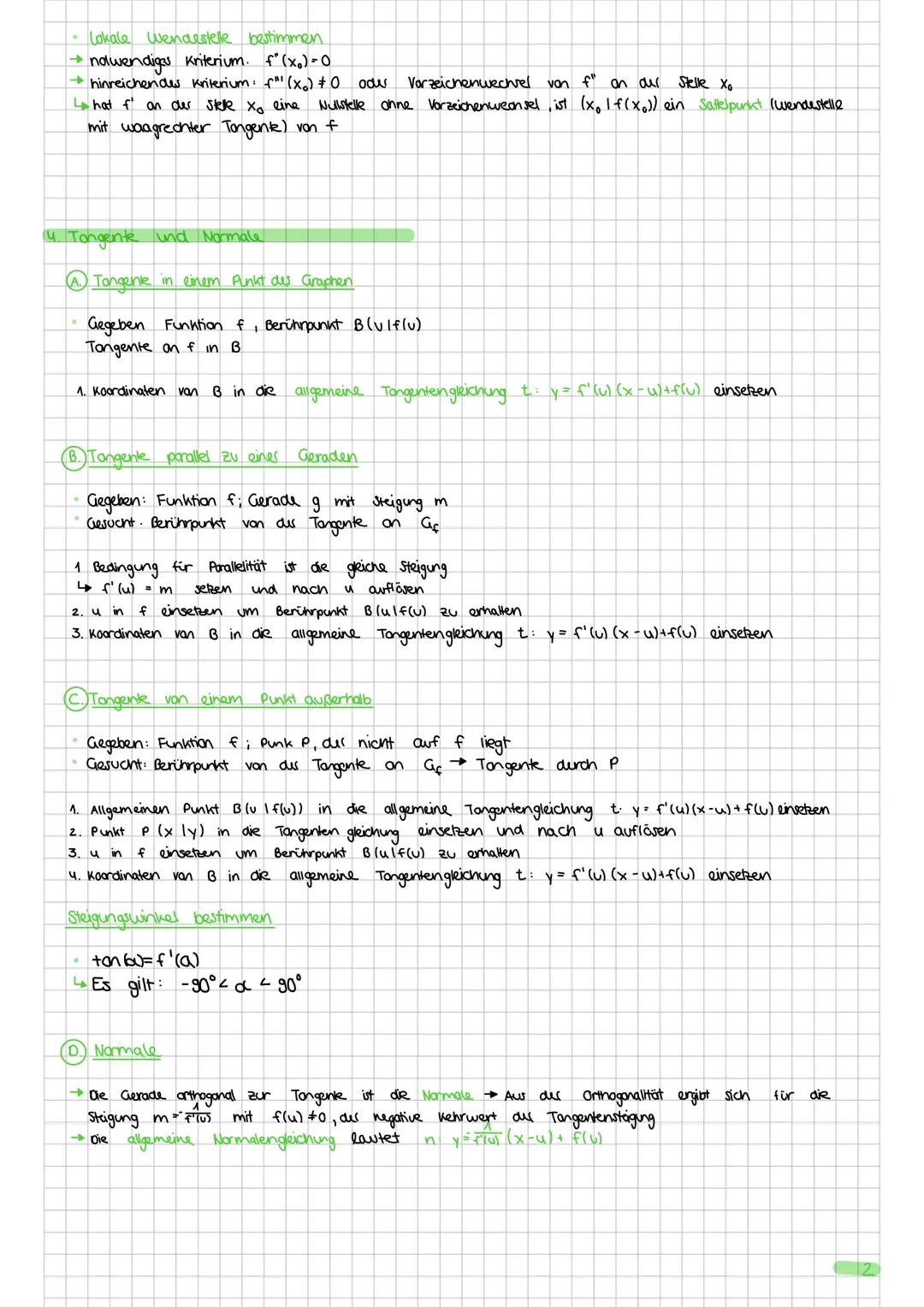 --- OCR Start ---
1.ONGLYSIS
Kapitel Grundlagen des Differenzialrechnung
S. 1
1. Ableitung und Ablatungsregeln.
S. 1
2. Monotonie und Krümmu