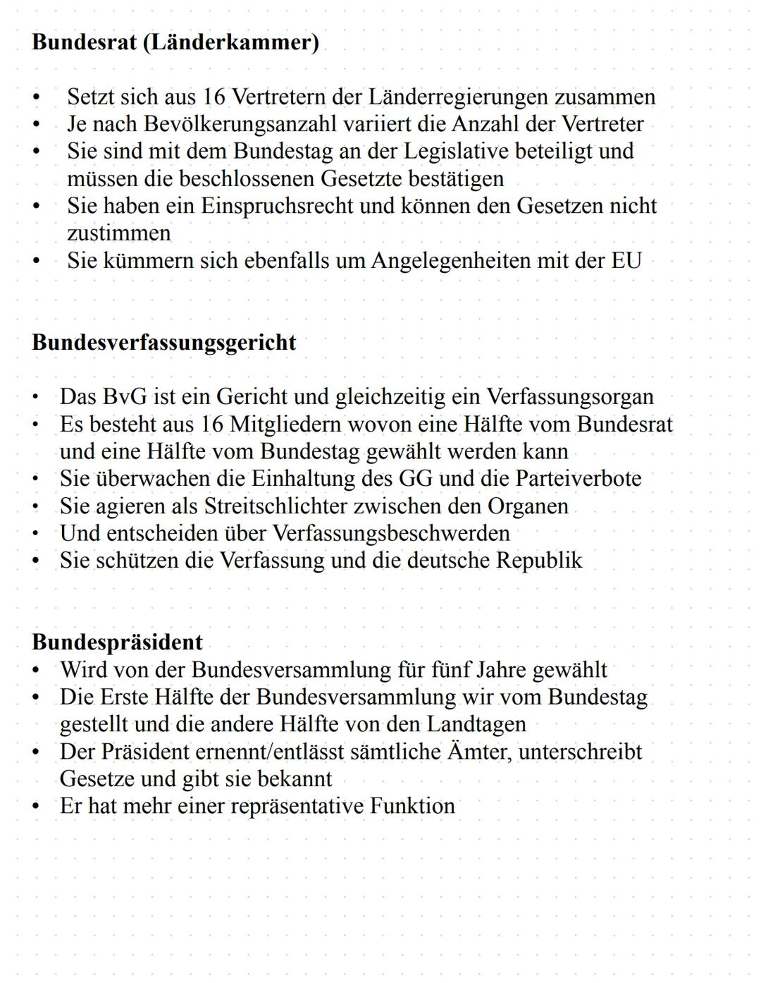 # PoWi - Abitur Lernzettel
Q1.1 Verfassung und Verfassungswirklichkeit: Rechtsstaatlichkeit und
Verfassungskonflikte
DEMOKRATIE: In DE gil
