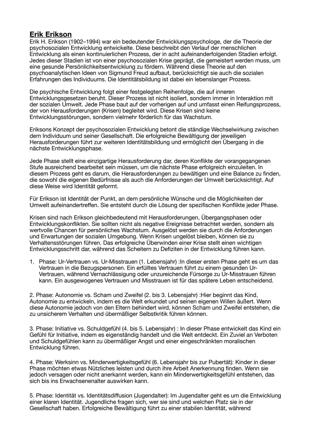 Theoriedarstellung
https://www.ploecher.de/2018/Q2-PA-L1-18/Hurrelmann/Referate/Alicia+Text.pdf
1. Freud
2. Erikson
3. Piaget
4. Kohlberg
5.