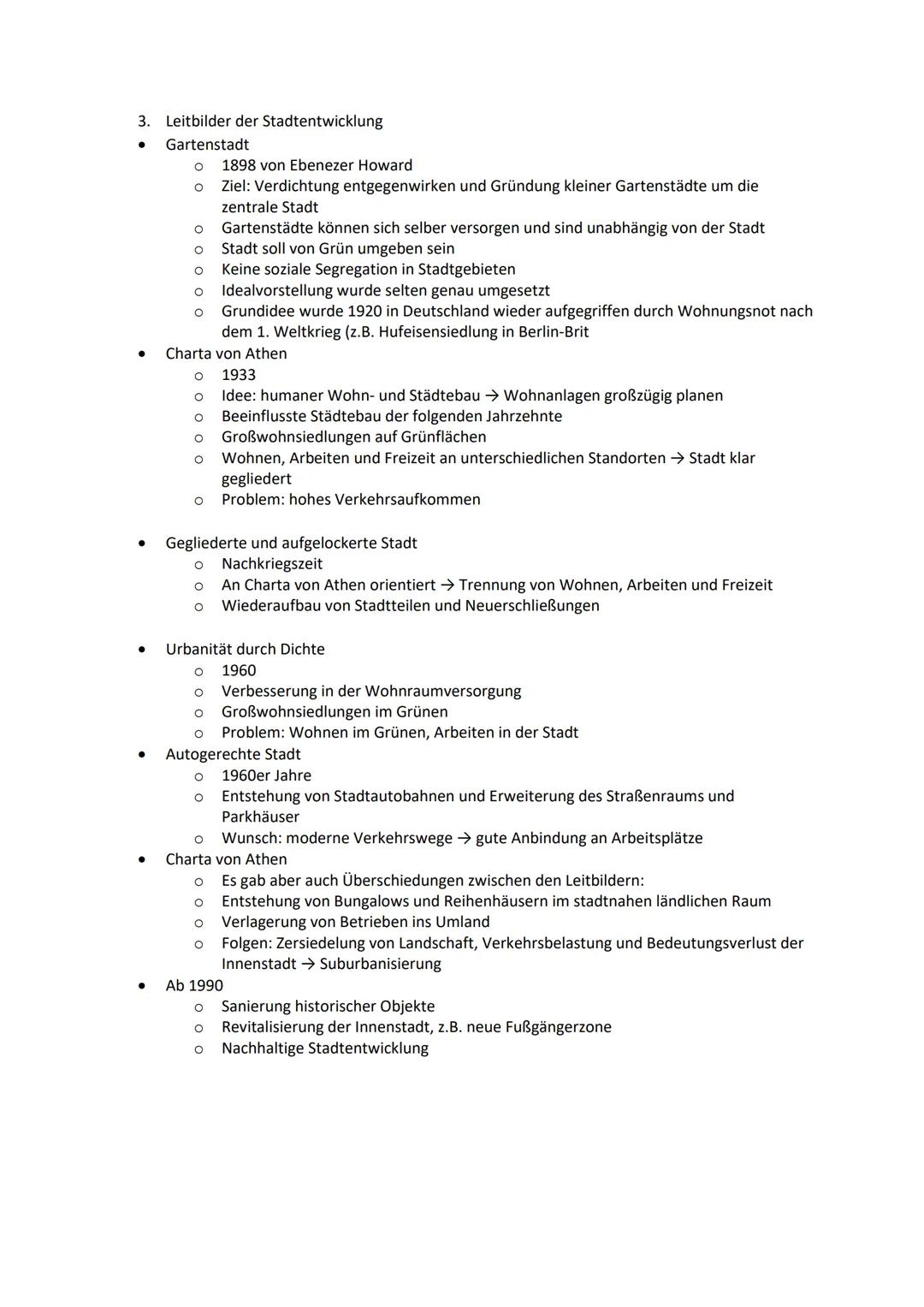 Geographie
Siedlungsentwicklung und Raumplanung
1. Stadtentstehung und Epochen der Stadtentwicklung
* Römerzeit (200v.C.- 480n.C.)
*