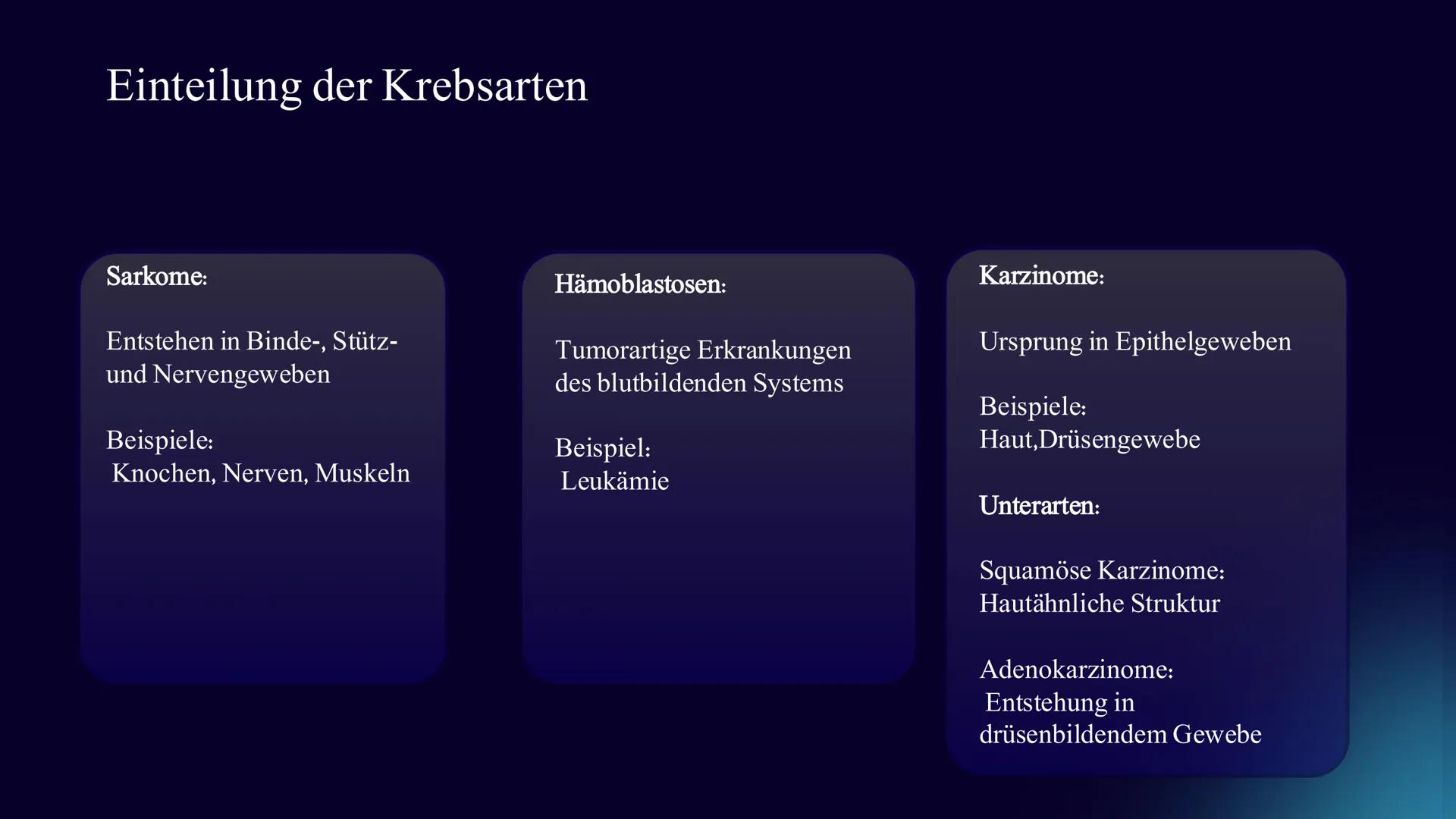 # Krebs -die zweithäufigste
# Todesursache Deutschlands
Carlotta ; GFS 11_2 Warum ist Krebs trotz moderner Medizin nach wie vor eine der
hä